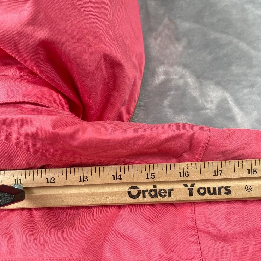 Obermeyer Ski Jacket Girls Size 12 Pink Brown Waterproof Adjustable Hood